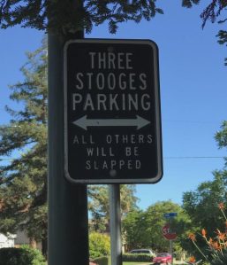 image of parking sign
