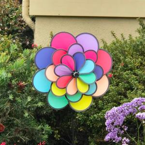 picture of colorful whirligig